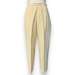 LORD & TAYLOR Linen Silk Blend Pleated Front Dress Pants
